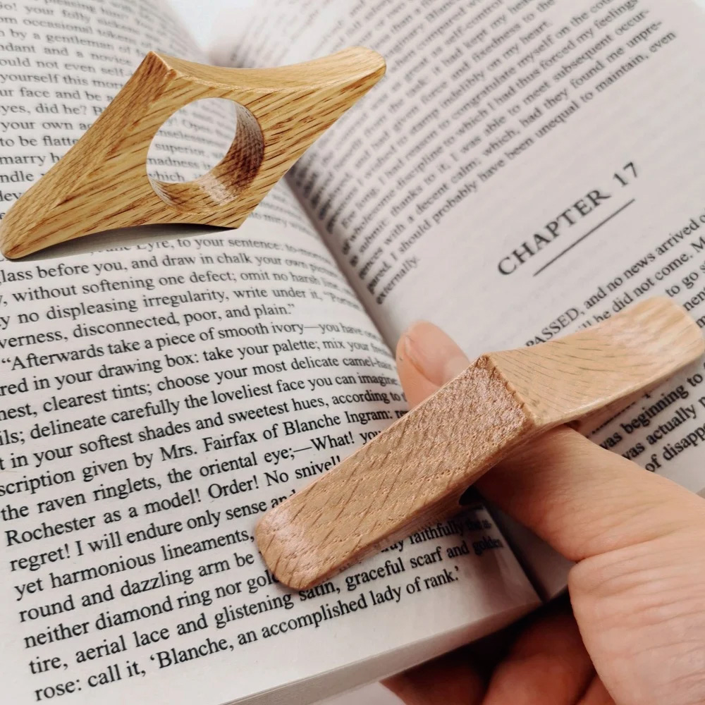 bague de lecture en bois zola